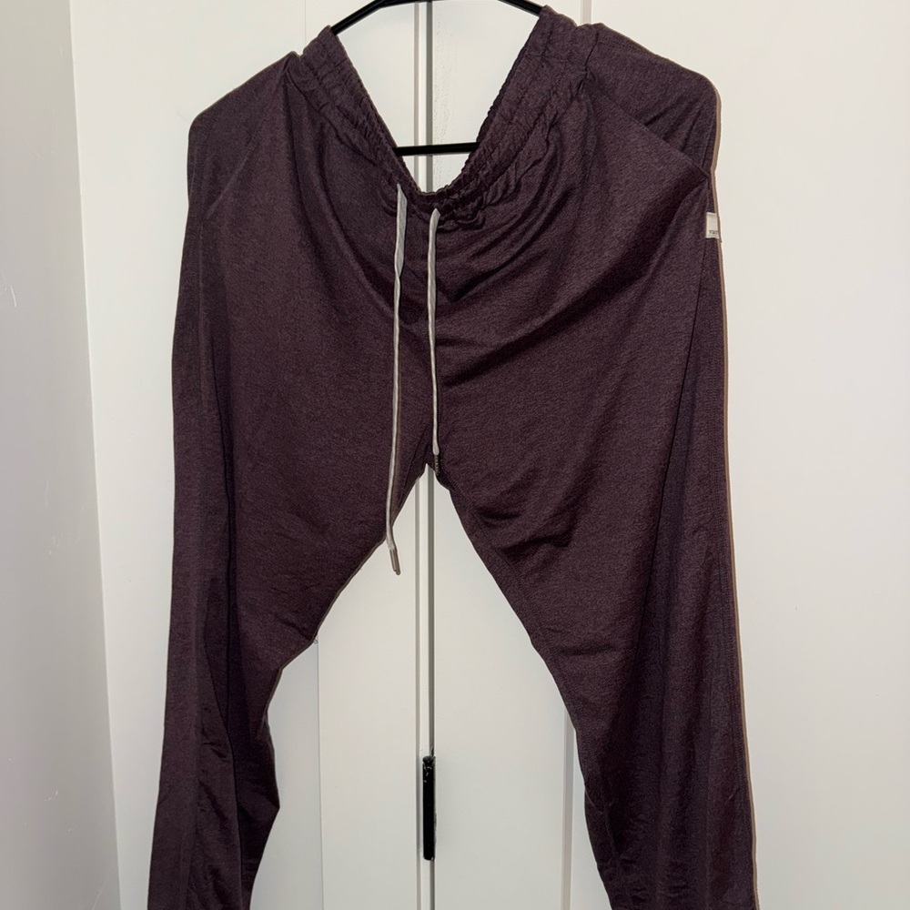 Vuori Women's Track Pants in Dark Purple